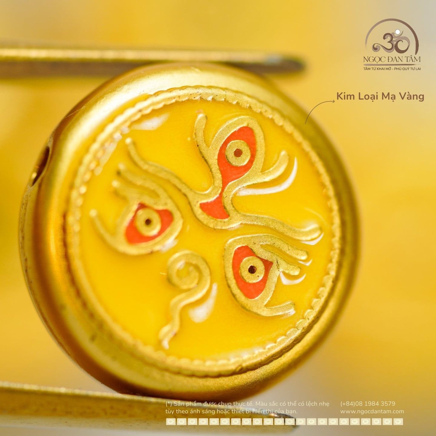  Charm Tụ Bảo  - Kim Loại Mạ Vàng Cao Cấp 