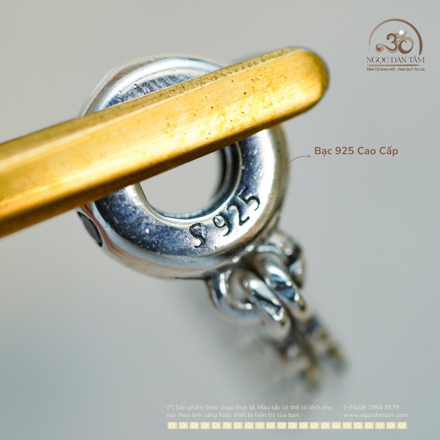  Charm Treo Mặt treo Pan Vô Cực Bạc 925 