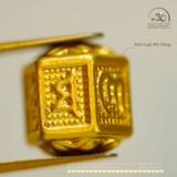  Charm Lục Giác Chú Om 10.44mm - Kim Loại Mạ Vàng Cao Cấp 