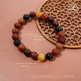  Vòng Tay Thạch Anh Tóc Hỗn Hợp 9mm 5A 