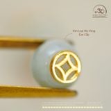  Charm Ngọc Đồng Tiền 6.08mm - Kim Loại Mạ Vàng Cao Cấp 