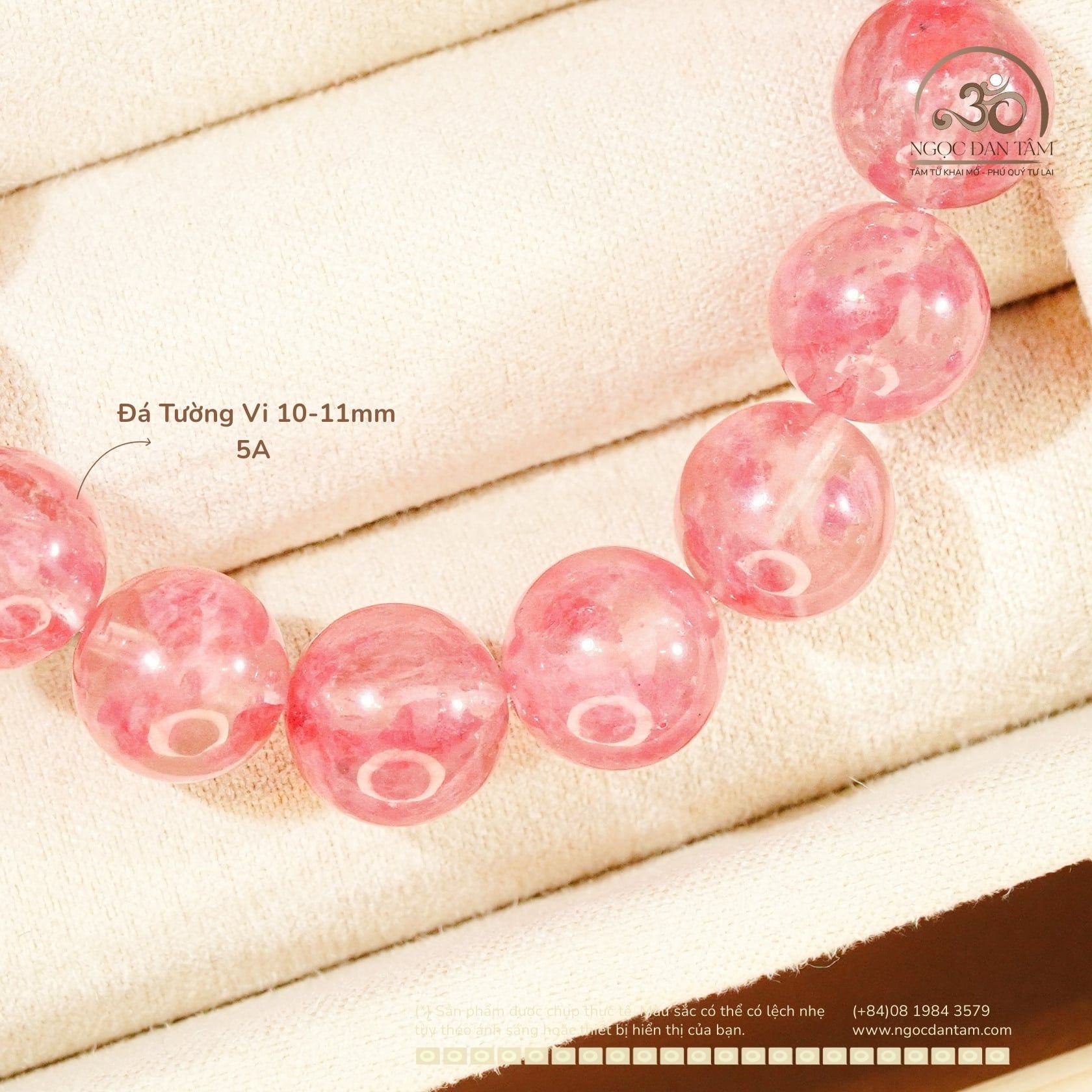  Vòng Tay Tường Vi 10-11mm 5A 