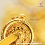  Mặt Dây Chuyền 12 Con Giáp Vòng Xoay Đính Đá 11.99mm - Bạc 925 Mạ Vàng Cao Cấp 