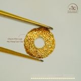  Charm Đệm Mạ Vàng 18k 6,55mm - Kim Loại Mạ Vàng 