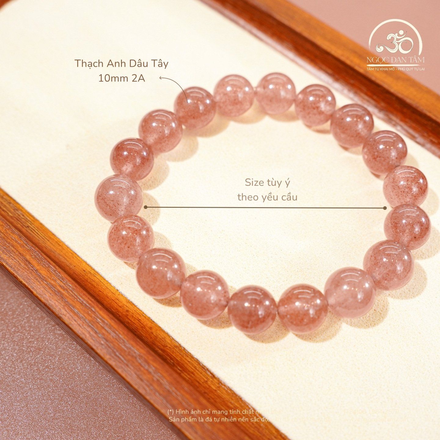  Vòng Tay Dâu Tây 10mm 2A 