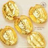  Charm Mai Rùa 12mm - Bạc 925 Mạ Vàng Cao Cấp 