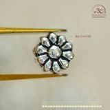  Charm Đệm Hoa Cúc 6mm - Bạc Cao Cấp 