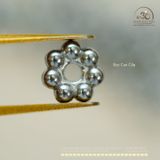  Charm Vòng Tròn Bi - Bạc Cao Cấp 