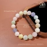  Vòng Tay Morganite 8mm - 10mm 6A 