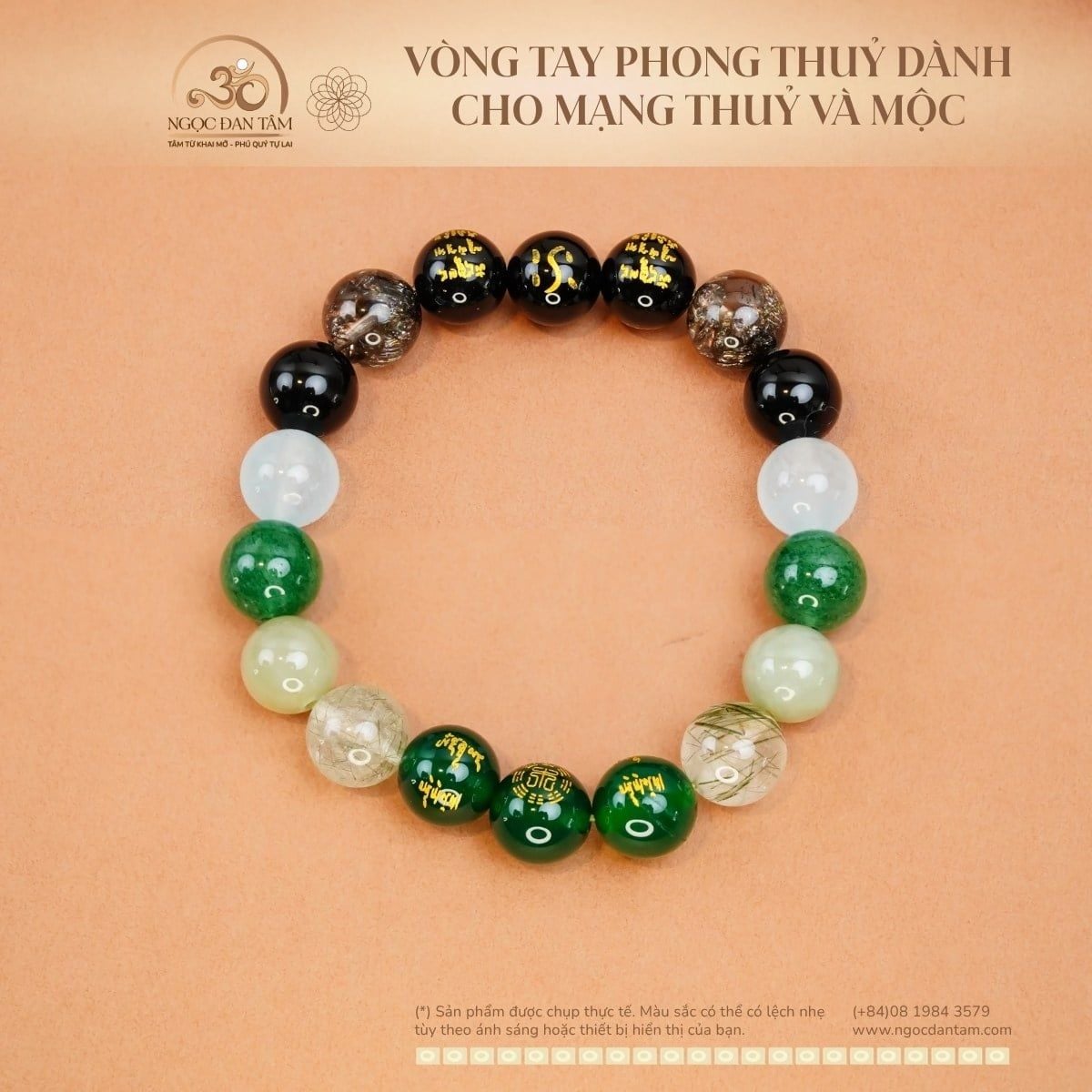  Vòng Tay Phong Thuỷ Dành Cho Mạng Thuỷ Và Mộc 