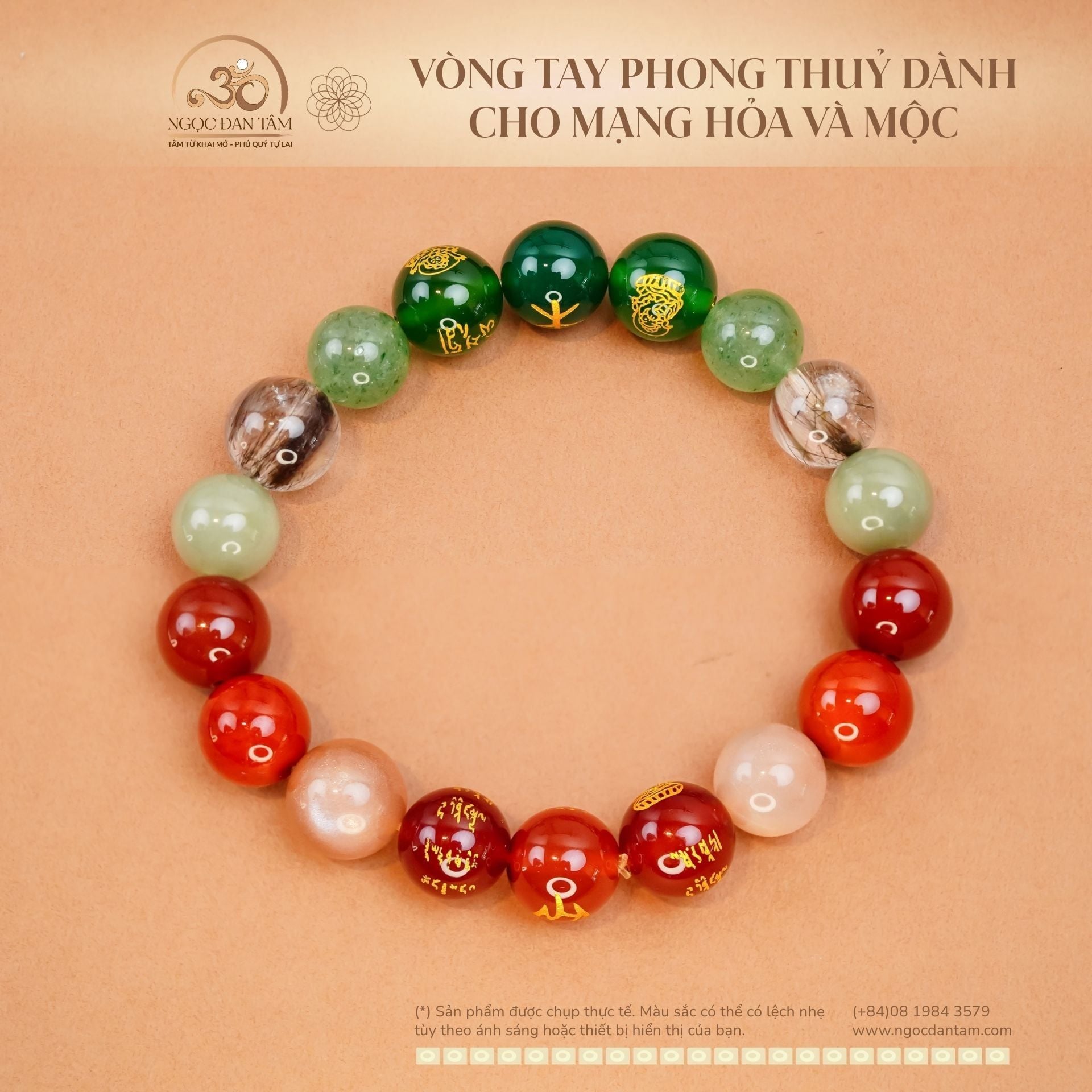  Vòng Tay Phong Thuỷ Dành Cho Mạng Hỏa Và Mộc 