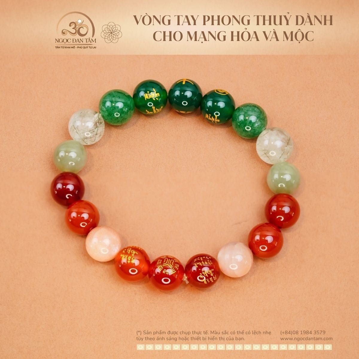  Vòng Tay Phong Thuỷ Dành Cho Mạng Hỏa Và Mộc 