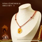  Vòng cổ Hổ Phách Thô 1 Viên 