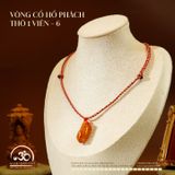  Vòng cổ Hổ Phách Thô 1 Viên 