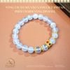 Vòng Tay Đá Mã Não Xanh Lace 8mm 4A Phối Charm Vòng Đính Đá
