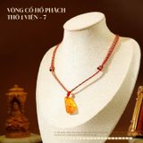  Vòng cổ Hổ Phách Thô 1 Viên 