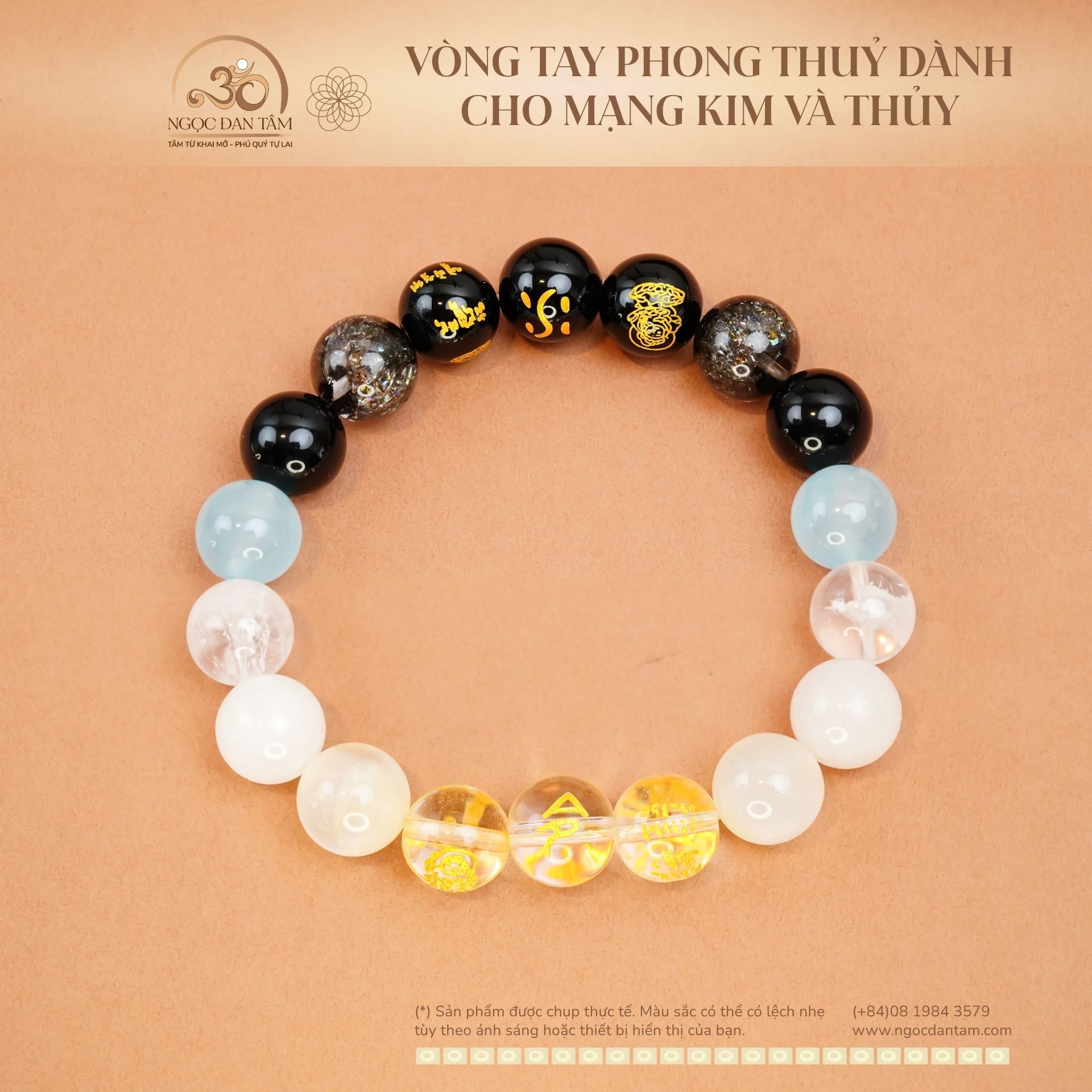  Vòng Tay Phong Thuỷ Dành Cho Mạng Kim Và Thủy 