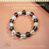  Vòng Tay Đá Thạch Anh Khói 10mm 2A Phối Đá Topaz 10mm 2A 