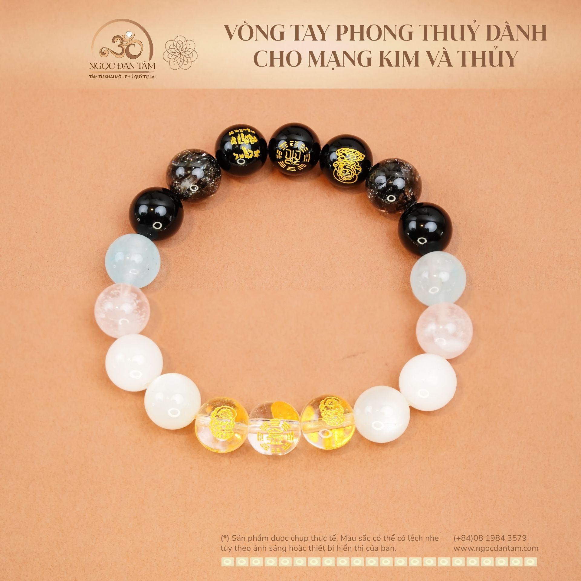  Vòng Tay Phong Thuỷ Dành Cho Mạng Kim Và Thủy 