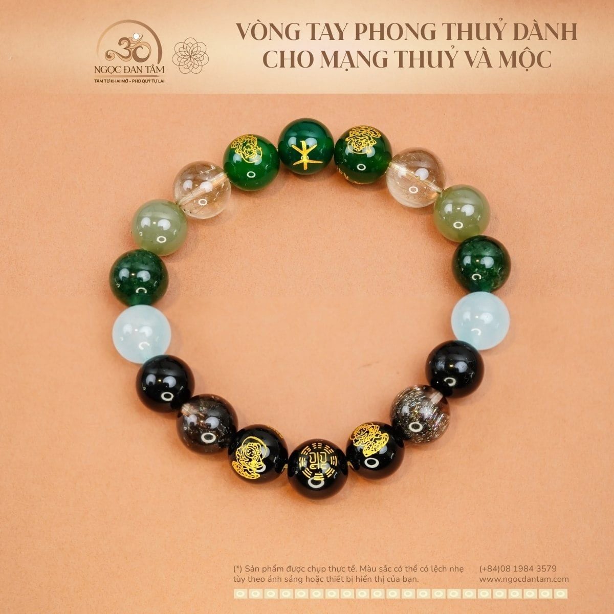  Vòng Tay Phong Thuỷ Dành Cho Mạng Thuỷ Và Mộc 
