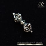  Charm Chùy Kim Cang Bạc Đen 925 