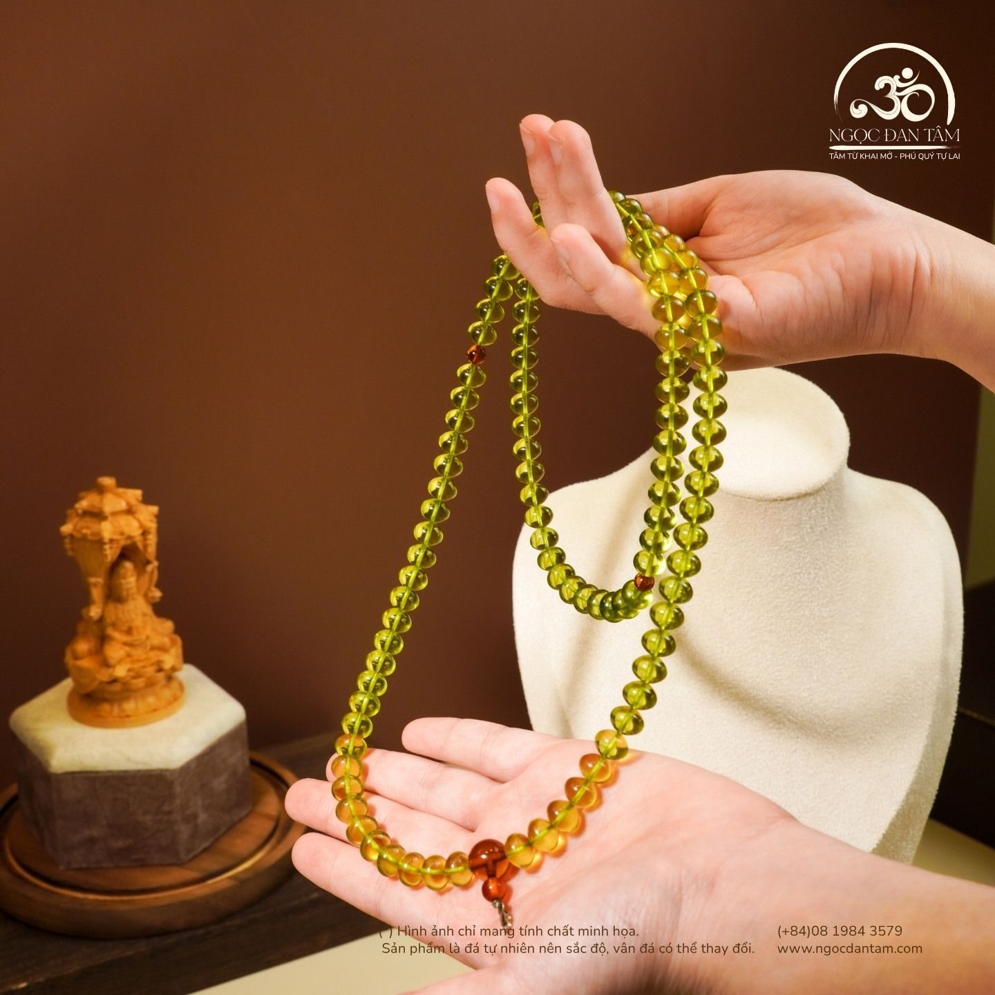  Tràng Hạt Thanh Phách Hạt Táo 10mm 38gram 