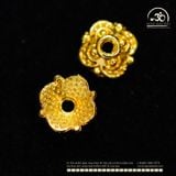  Charm Đệm Ốp Hoa Nhỏ 7,69mm - Kim Loại Mạ Vàng Cao Cấp 