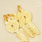  Mặt Dây Chuyền Chìa Khóa Vàng - Bạc 925 Mạ Vàng Cao Cấp 