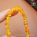  Vòng Tay Hổ Phách Phối Charm (29 Hạt - 3gram) 