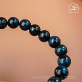  Vòng Tay Thạch Anh Mắt Chim Ưng 8mm 5A Phối Charm Chữ Vạn 