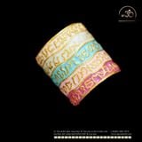  Charm Lu Thống Ngũ Sắc 10mm - Bạc 925 Mạ Vàng Cao Cấp 