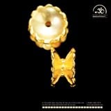  Charm Đài Sen Mạ Vàng 4mm - Bạc 925 Mạ Vàng Cao Cấp. 