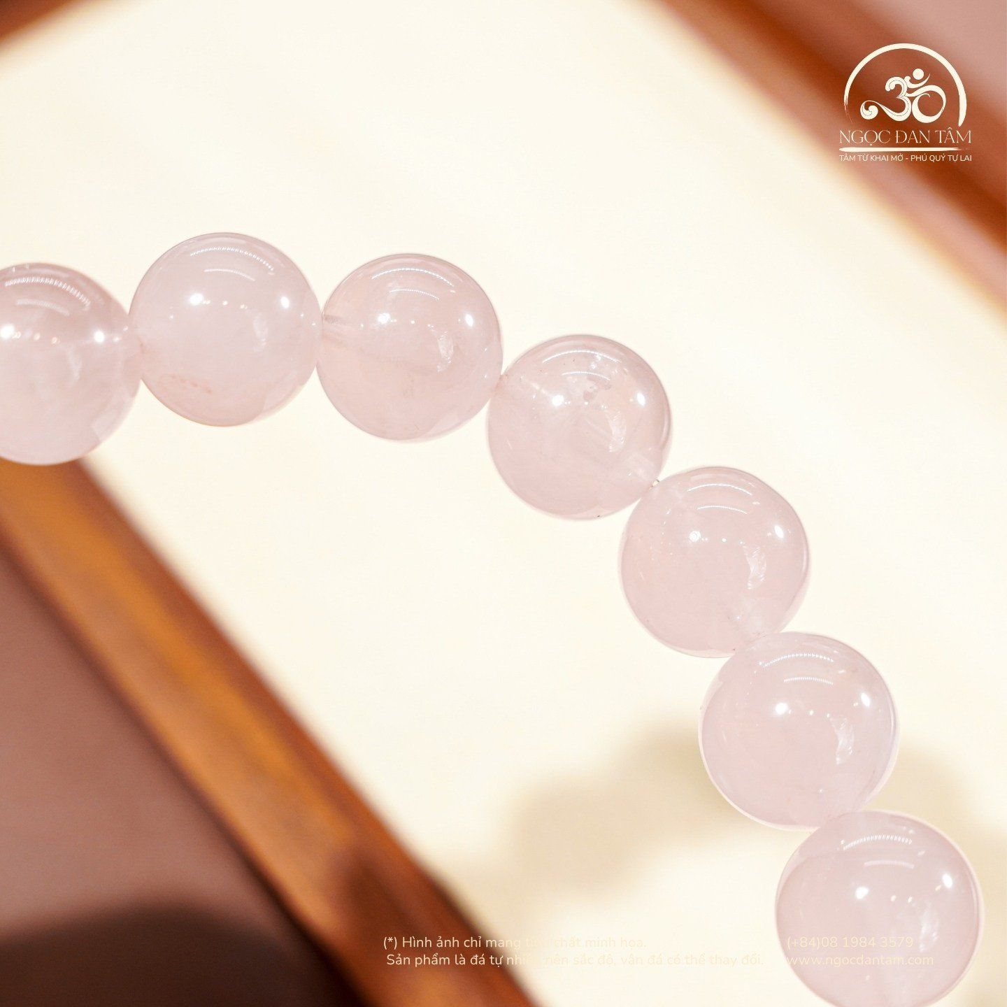  Vòng Tay Thạch Anh Hồng 10mm 4A 
