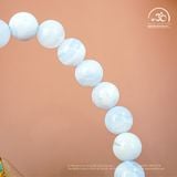  Vòng Tay Đá Mã Não Xanh Lace 8mm 3A Phối Charm Lu Thống 