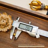  Charm Bi Tròn Họa Tiết 7,96mm - Kim Loại Mạ Vàng Cao Cấp 