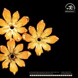  Charm Đế Hoa Nhỏ 8mm - Bạc 925 Mạ Vàng Cao Cấp 