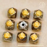  Charm Bát Giác 7.39mm - Bạc 925 Mạ Vàng 