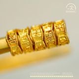  Charm Đệm Khắc Chữ - Kim Loại Mạ Vàng 