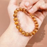  Vòng Tay Tóc Nâu Đồng Trục VVIP 8mm 