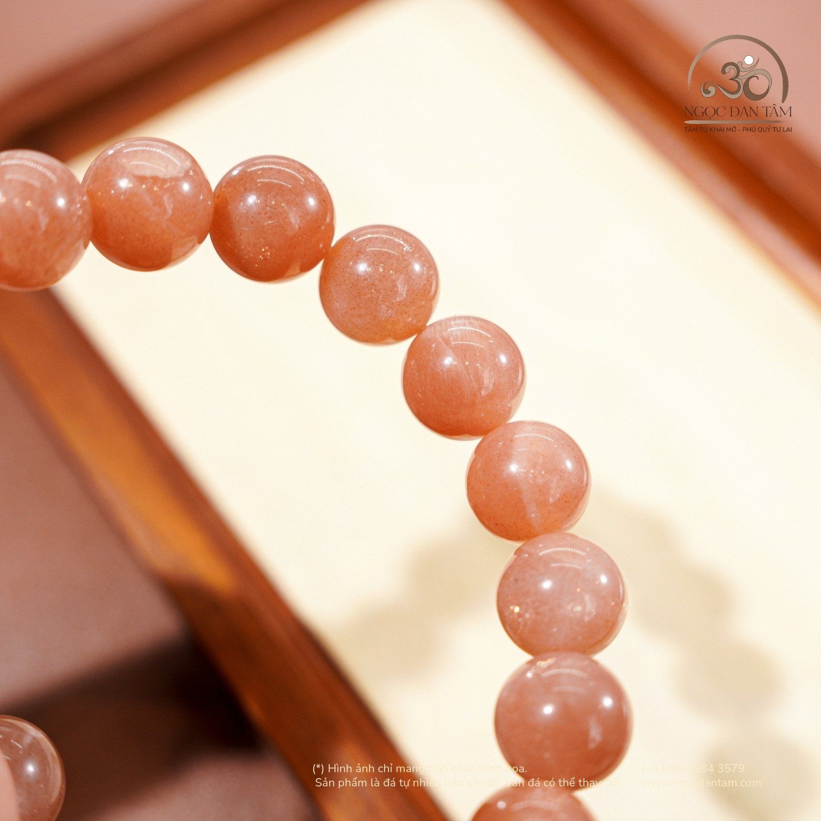  Vòng Tay Đá Mặt Trời 10mm 3A 