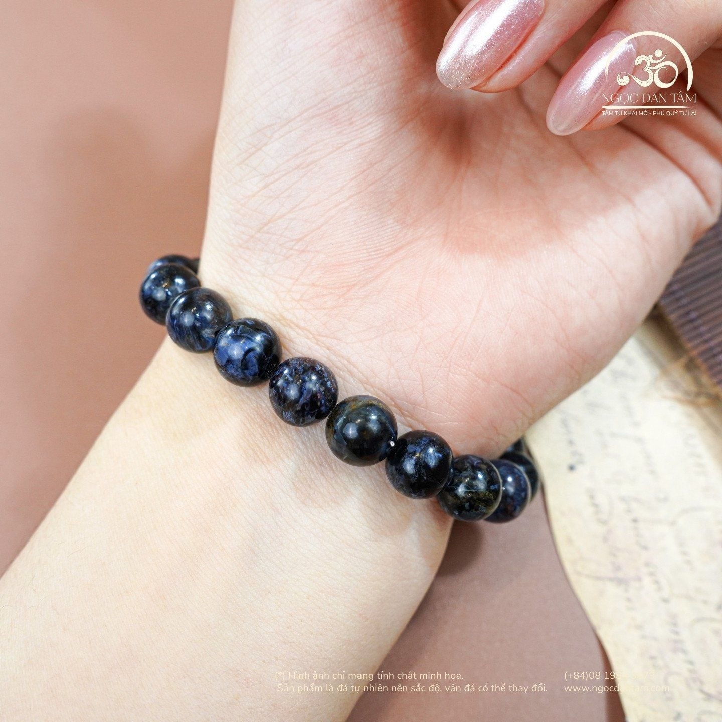  Vòng Tay Đá Giông Bão 8mm - 9mm - 10mm - 12mm 