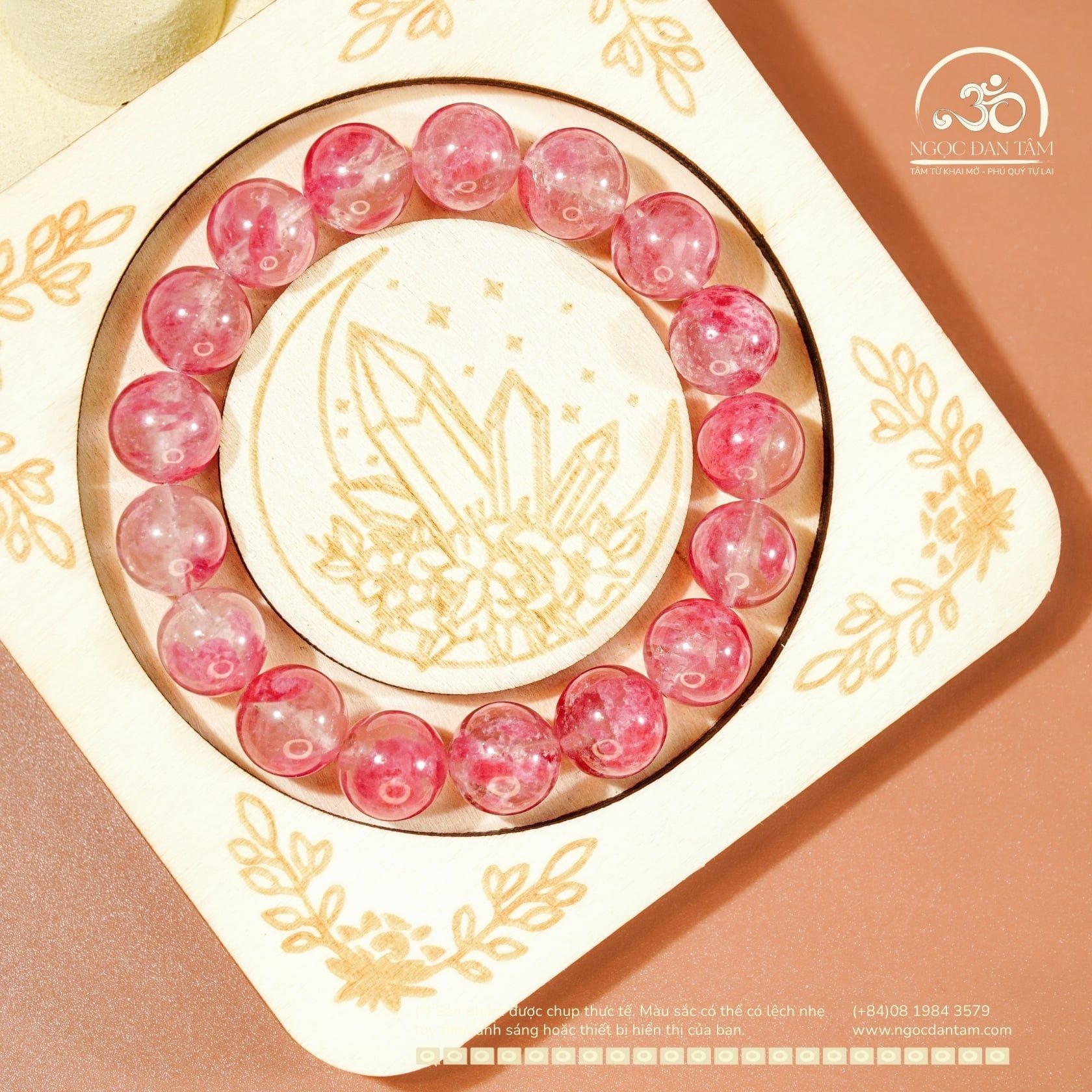  Vòng Tay Tường Vi 11mm 5A 