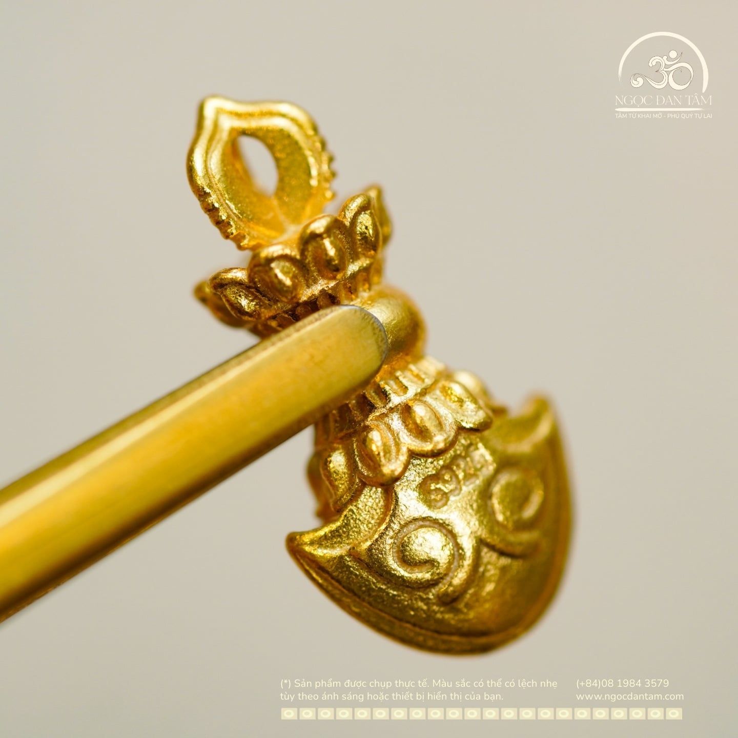  Charm Mỏ Neo 19,53mm - Bạc 925 Mạ Vàng Cao Cấp 