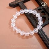  Vòng Tay Thạch Anh Hồng Sao 9mm 6A 