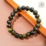  Vòng Tay Sapphire Ánh TiTan Hạt Cắt Giác 8x10mm 5A 