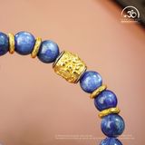  Vòng Tay Kyanite 9mm 4A Phối Charm Lu Thống Tỳ Hưu 