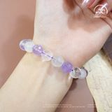  Vòng Tay Thạch Anh Hỗn Hợp Cắt Giác 10mm 