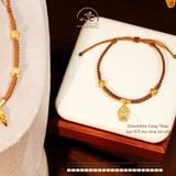  Vòng Tay Thắt Dây Charm Kim Cang Tháp + Vòng Cổ Thắt Dây Charm Dao Phổ Ba 