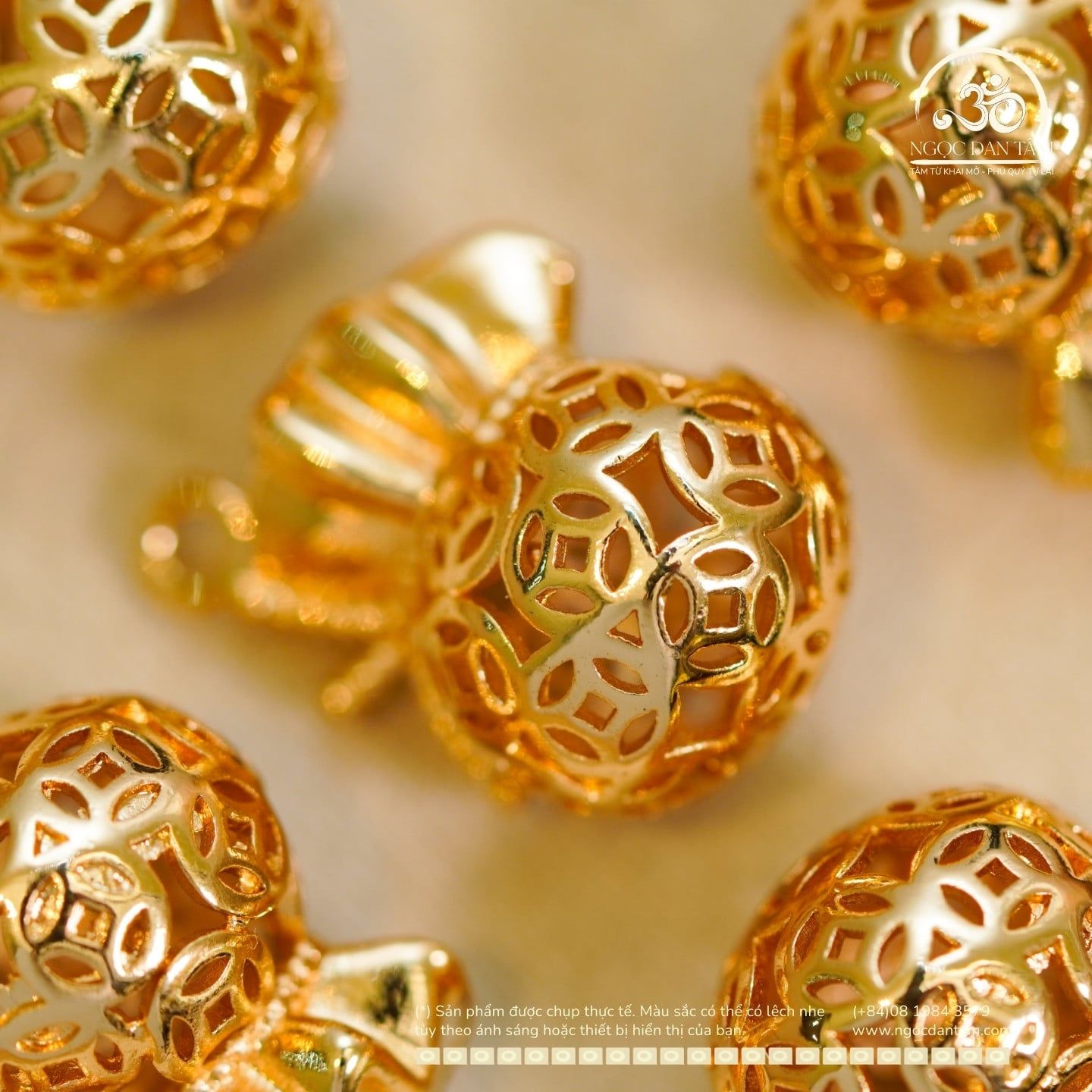  MDC Túi May Mắn - Kim Loại Mạ Vàng 