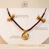  Vòng Tay + Vòng Cổ Thắt Dây Charm Chùy Kim Cang Phối Charm Zambala 